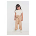 Dětské kalhoty Birba&Trybeyond béžová barva, hladké
