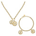 Morellato Exkluzivní pozlacená sada šperků Love SOR29 (náhrdelník + náramek)