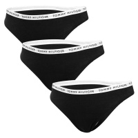 Tommy Hilfiger 3Pack tanga kalhotky UW0UW02829 Black