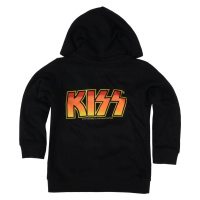 mikina s kapucí dětské Kiss - Logo - METAL-KIDS - 633.39.8.999