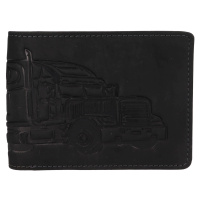 Pánská kožená peněženka Lagen Truck - černá