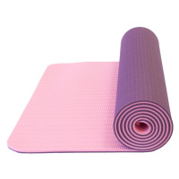 Podložka Yate Yoga Mat dvouvrstvá TPE Barva: tmavě fialová/růžová