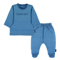 Sterntaler Set košile s dlouhým rukávem a kalhoty středně modré