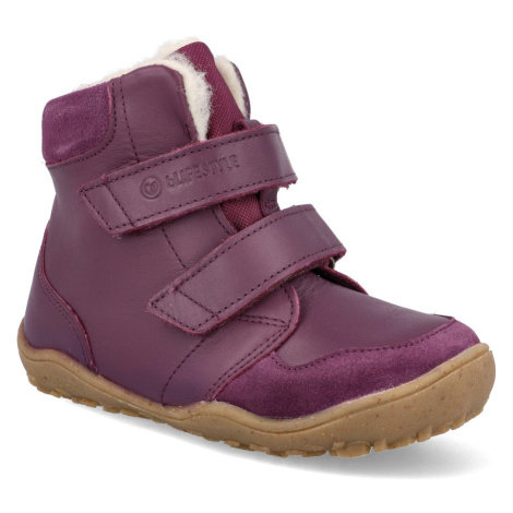Barefoot dětské zimní boty bLIFESTYLE - Gibbon TEX wool fialové