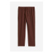 H & M - Kalhoty z lněné směsi Regular Fit - béžová