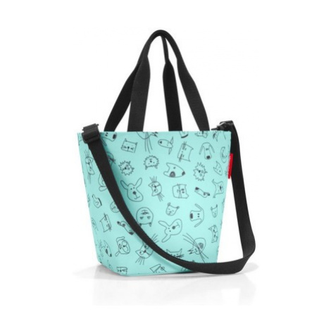 Dětská taška přes rameno Reisenthel Shopper XS kids Cats and dogs mint