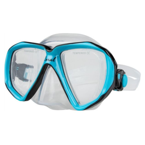 Finnsub CORAL JR Juniorská potápěčská maska, modrá, velikost