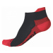 Sensor Race Coolmax Invisible Sportovní ponožky ZK1041007 černá/červená
