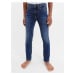 Tmavě modré klučičí slim fit džíny Calvin Klein Jeans - Kluci