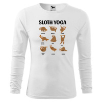 DOBRÝ TRIKO Pánské bavlněné triko Sloth yoga