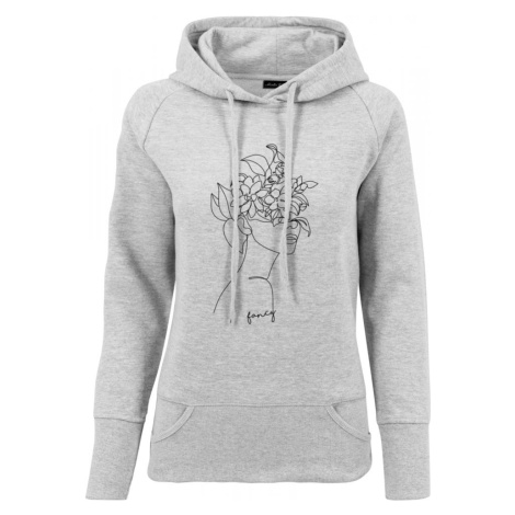 Ladies One Line Fruit Hoody - grey Mister Tee