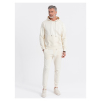 Ombre Men's tracksuit set jogger pants + kangaroo sweatshirt