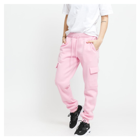 Urban Classics Ladies Cargo Sweat Pants růžové
