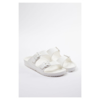 Trendyol White Double-Strap Women's Eva Slippers