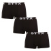 3PACK pánské boxerky Styx sportovní guma černé (G9606060)