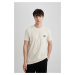 DEFACTO Slim Fit Crew Neck Printed Short Sleeve T-Shirt