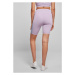 Ladies Color Block Cycle Shorts - lilac/violablue