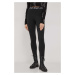 Legíny Calvin Klein Jeans dámské, černá barva, hladké