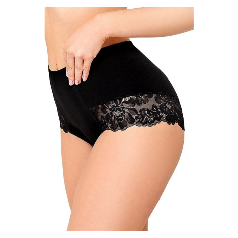 Vysoké bavlněné kalhotky 89 černé Ewana