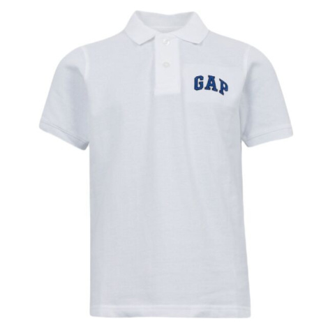 GAP LOGO POLO Dětské tričko, bílá, velikost