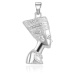 Beneto Designový stříbrný přívěsek Tutanchamon AGH191