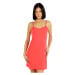 Dámské šaty na ramínka Litex 5E009 | korálově červená