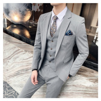 Pánský luxusní oblek trojdílný sako vesta a kalhoty
