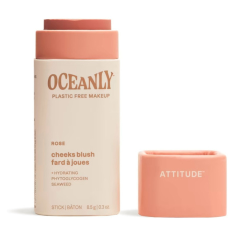 ATTITUDE Oceanly Tuhá krémová tvářenka Rose 8,5 g