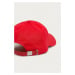 Čepice Armani Exchange červená barva, s aplikací, 954039 CC513 NOS