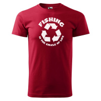 DOBRÝ TRIKO Pánské tričko s potiskem FISHING