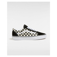 VANS Primary Check Old Skool Shoes Black/white) Unisex White, Size