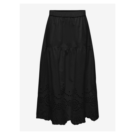 Černá dámská maxi sukně ONLY Roxanne - Dámské