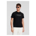 Tričko karl lagerfeld hotel karl crew neck t-shirt black