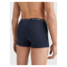 Pánské trenky 3-PACK LOGO WAISTBAND ESSENTIAL TRUNKS UM0UM022030SF tmavě modrá - Tommy Hilfiger