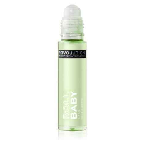 Revolution Relove Roll Baby tónovací olej na rty s vůní Matcha 5 ml