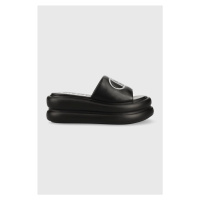Pantofle Liu Jo ARIA 04 dámské, černá barva, na platformě, SA3083EX01422222