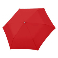 Doppler Mini Slim Carbonsteel Dámský plochý skládací deštník červený 722863DRO