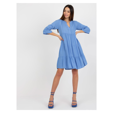 Dámské šaty D73761M30214C světle modré - FPrice