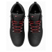 Černé pánské zimní boty pohorky Ombre Clothing T312