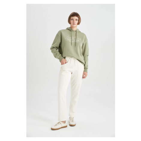 DEFACTO Regular Fit With Pockets Thick Sweatshirt Fabric Pants