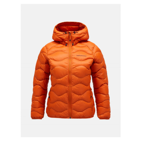 Bunda peak performance w helium down hood jacket oranžová