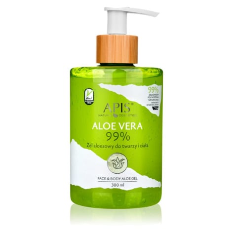 Apis Natural Cosmetics Aloe Vera intenzivně hydratační gel na obličej, tělo a vlasy 300 ml