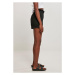 Ladies Paperbag Shorts - black