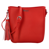 Dámská koženková crossbody Milada, červená