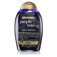 OGX Blonde Enhance+ Purple Toning fialový šampon neutralizující žluté tóny 385 ml