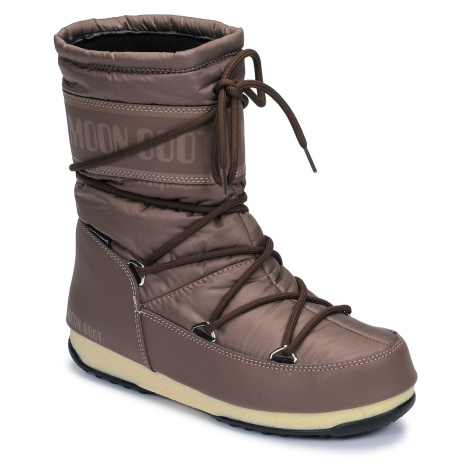 Moon Boot MOON BOOT MID NYLON WP Hnědá