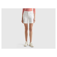 Benetton, Bermudas In Stretch Cotton