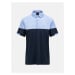 Polokošile peak performance m player block polo salute blue