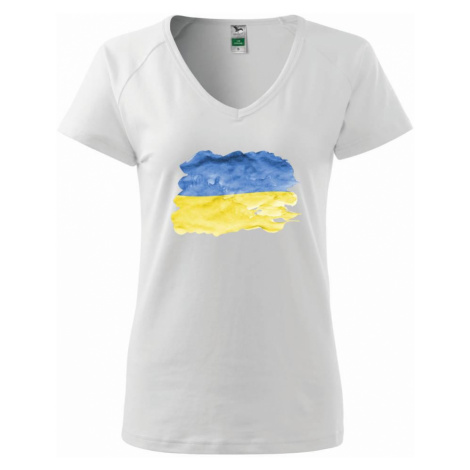 Ukrajina vlajka rozpitá - Tričko dámské Dream