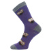 VOXX® ponožky Sovik fialová 1 pár 120182